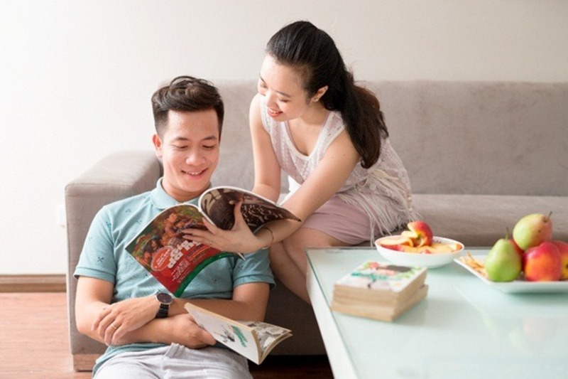 Anh Quân có một gia đình hạnh phúc