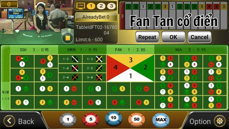 Fan Tan cổ điển là trò gì